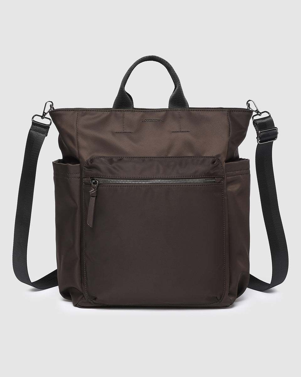 Buy The Bronx Nylon Backpack - Chocolate Online – Louenhide