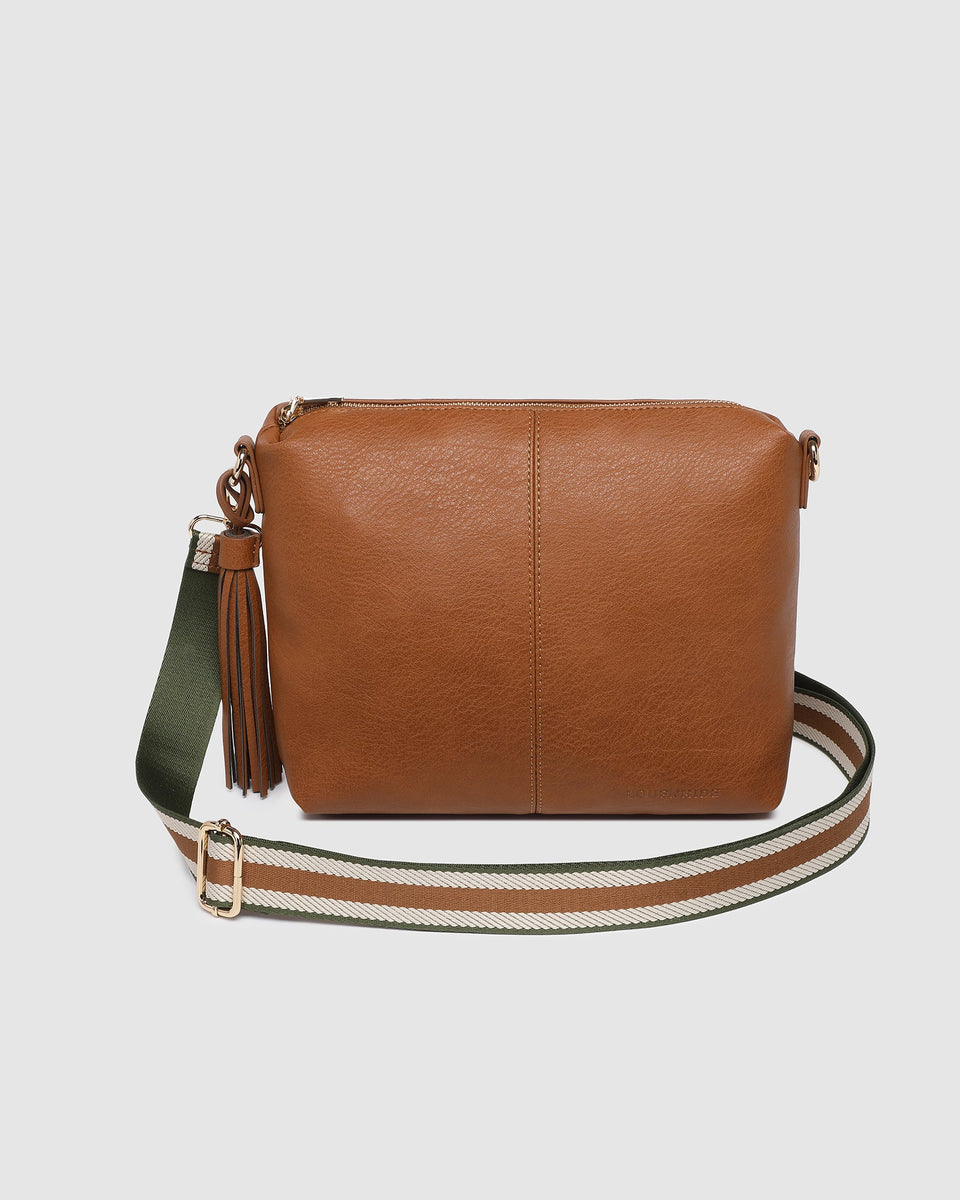 Sling Bag Daisy Said Bags Buy The Daisy Stripe Crossbody Bag Tan