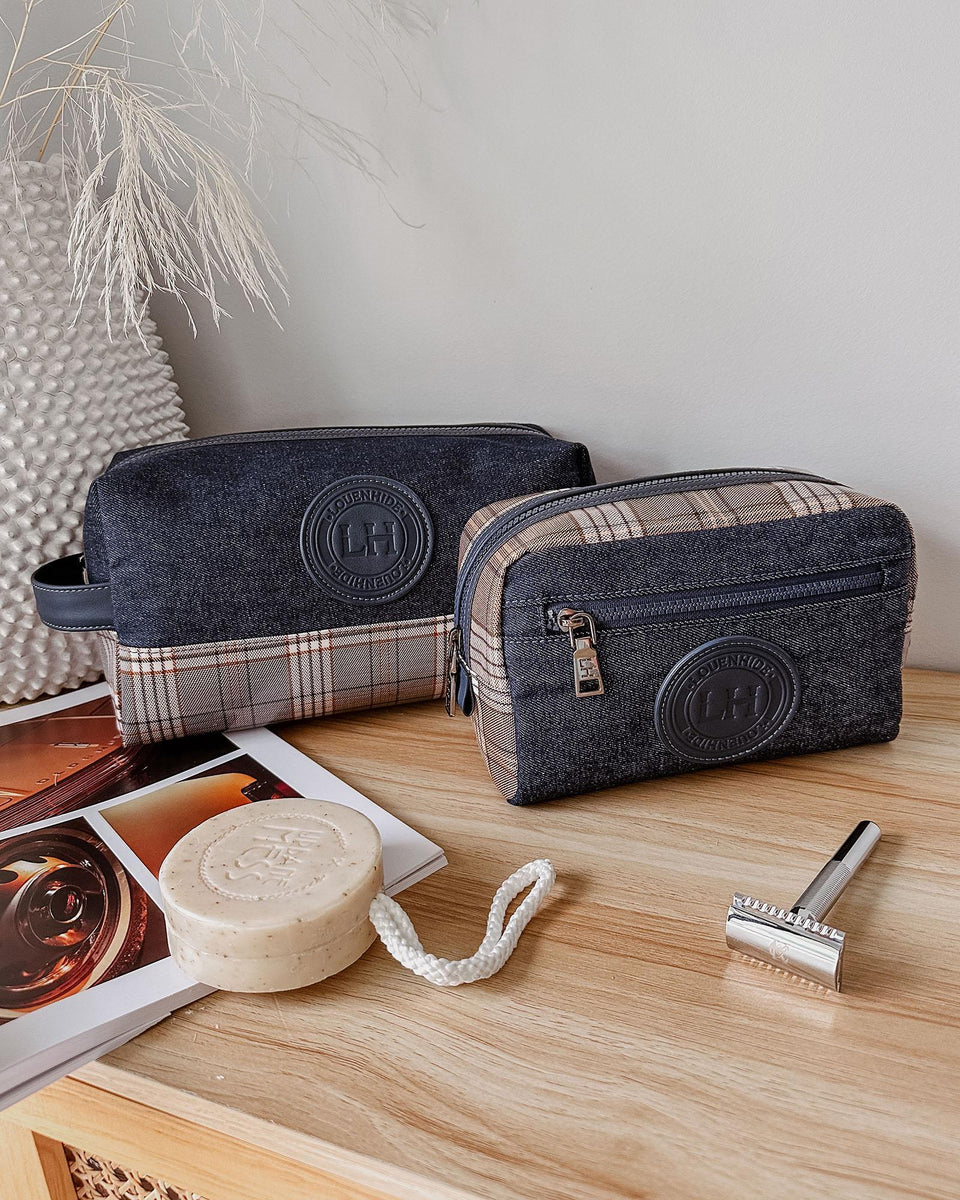 Buy The Levi Tommy Mens Toiletry Bag Denim Set Online Louenhide