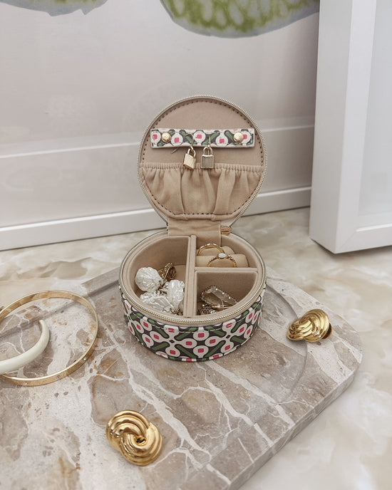 Sisco Jewellery Box - Retro Olive