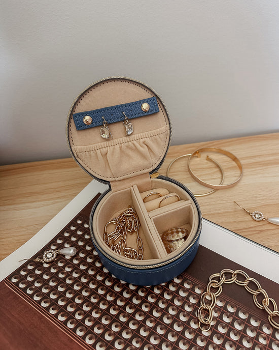 Sisco Jewellery Box - Steel Blue