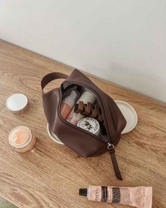 Xena Cosmetic Case - Chocolate