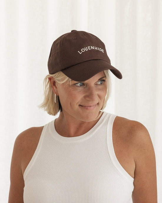 Demi Canvas Cap - Chocolate