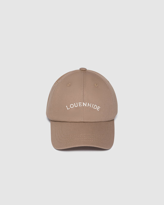 Louenhide Demi Baseball Cap in Cotton Mocha on Grey Background