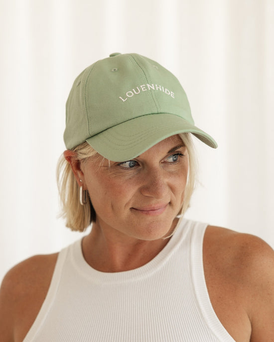 Demi Canvas Cap - Sage Green