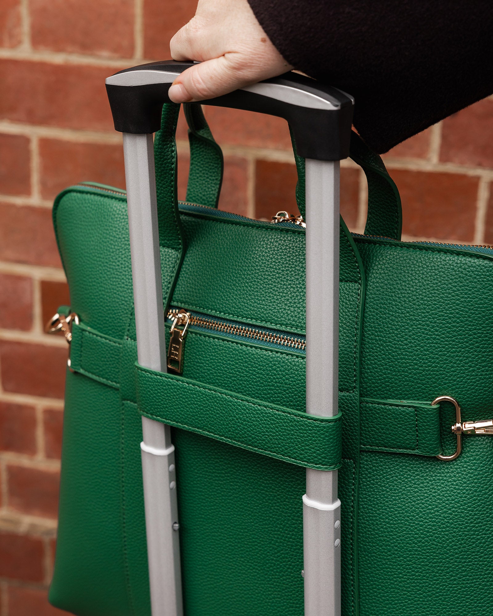 Green And Rodes Rhodes Green Laptop Bag - Stylish Work Tote in Sage
