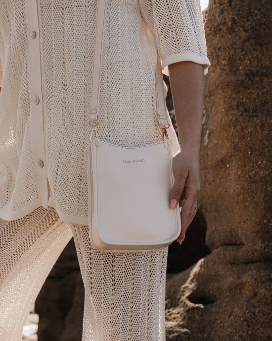 Parker Logo Phone Bag - Vanilla