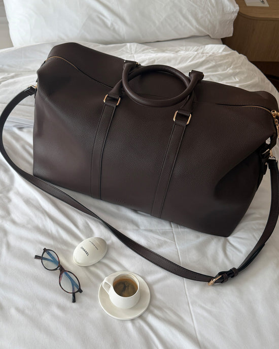 Boston Weekender Travel Bag - Chocolate