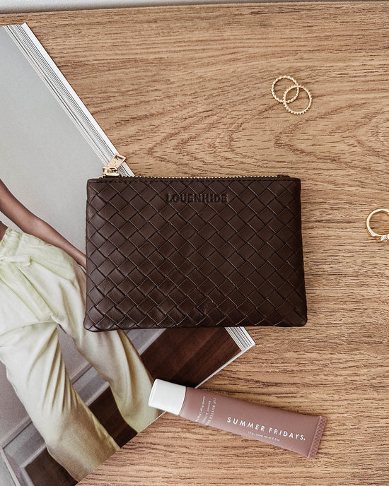 Kuta Purse - Woven Chocolate