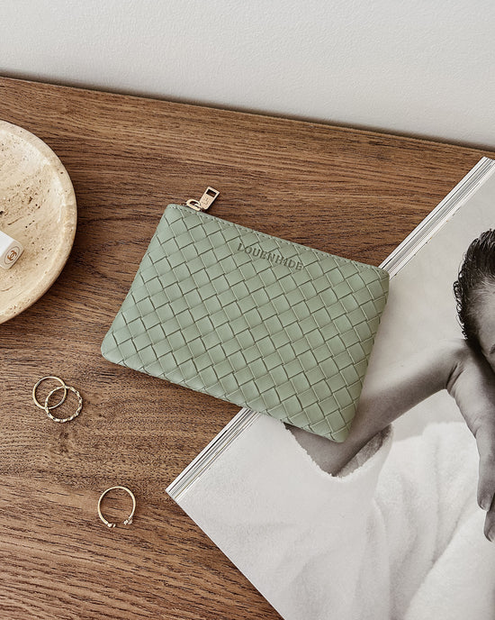 Kuta Purse - Woven Sage Green