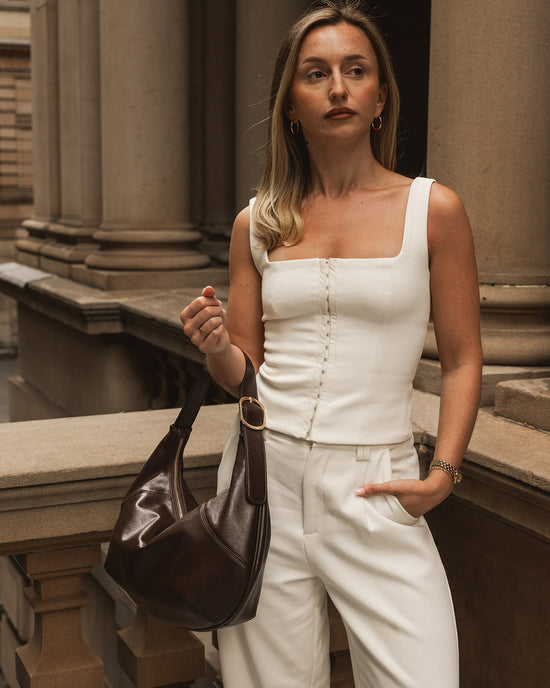 Cleo Shoulder Bag - Chocolate