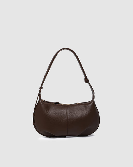 Olivia Shoulder Bag - Chocolate
