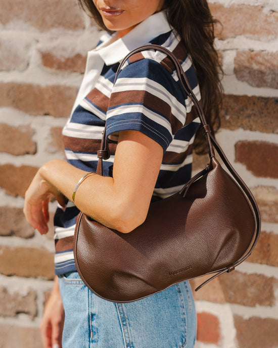 Olivia Shoulder Bag - Chocolate
