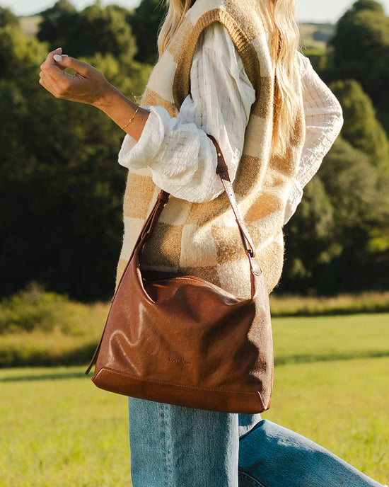 Helena Shoulder Bag - Cognac