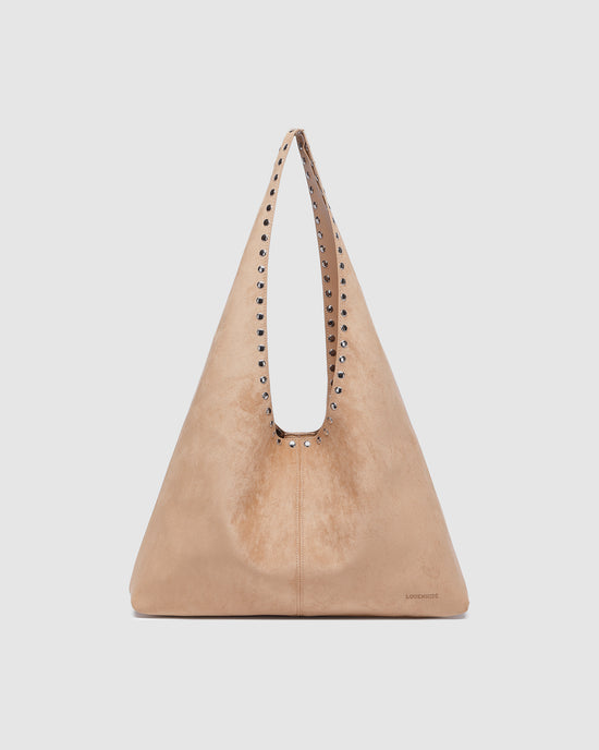 Hailey Suedette Shoulder Bag - Blonde