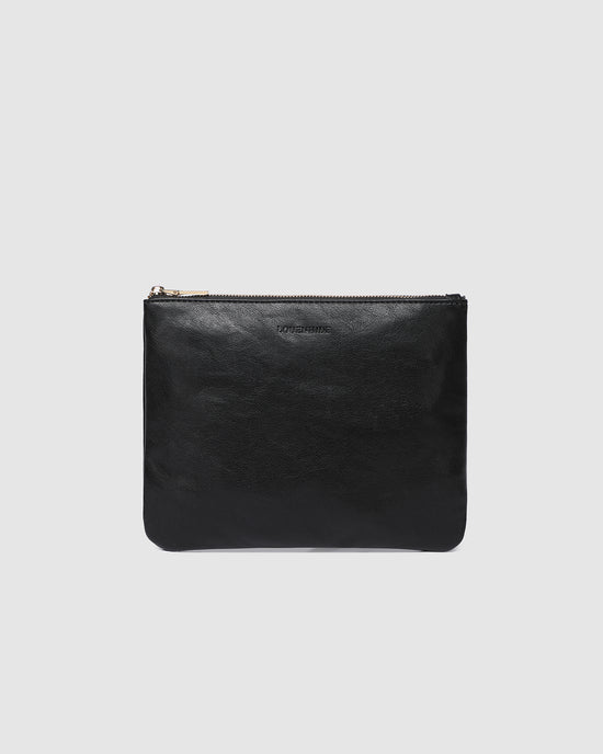 Louie Pouch - Saddle Black