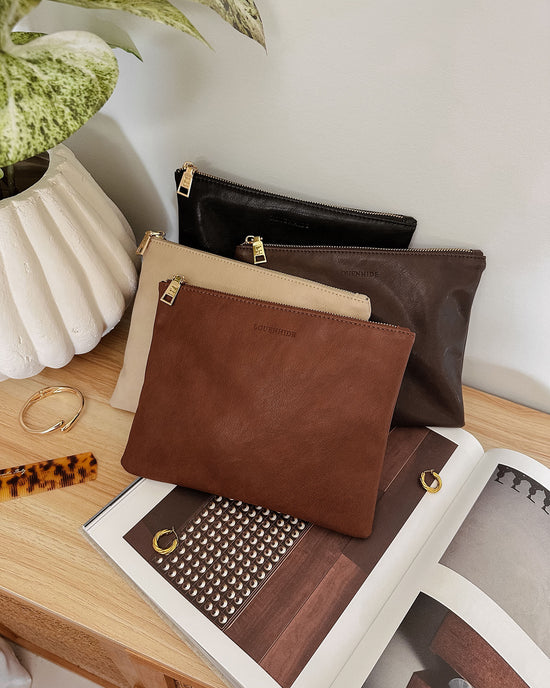 Louie Pouch - Saddle Chocolate