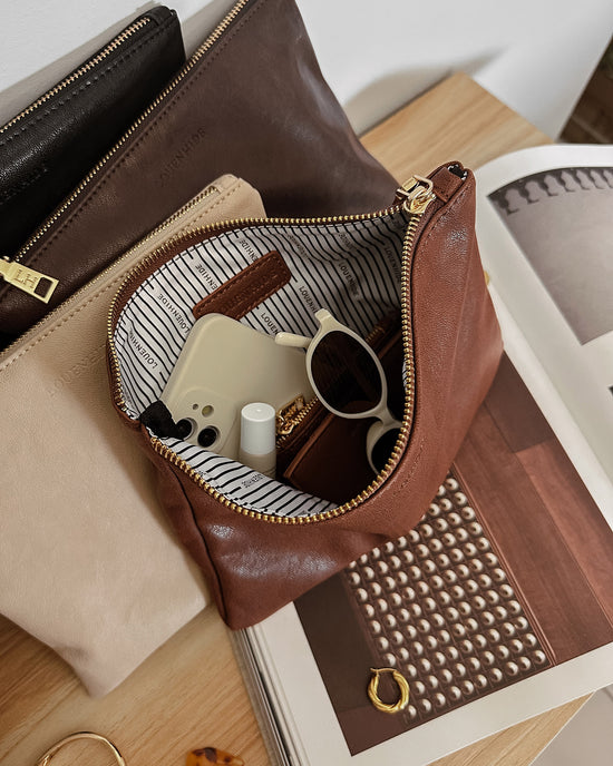 Louie Pouch - Saddle Cognac