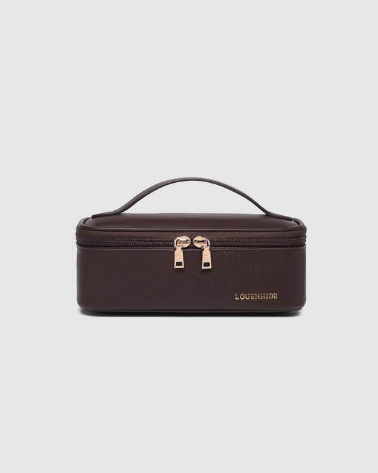 Fifi Cosmetic Case - Chocolate