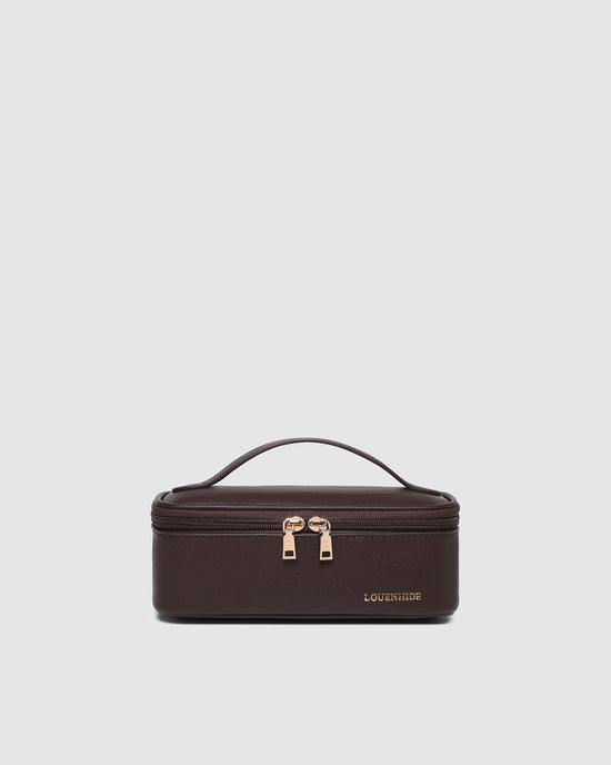 Fifi Cosmetic Case - Chocolate