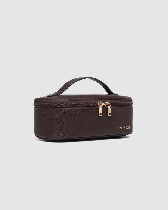 Fifi Cosmetic Case - Chocolate