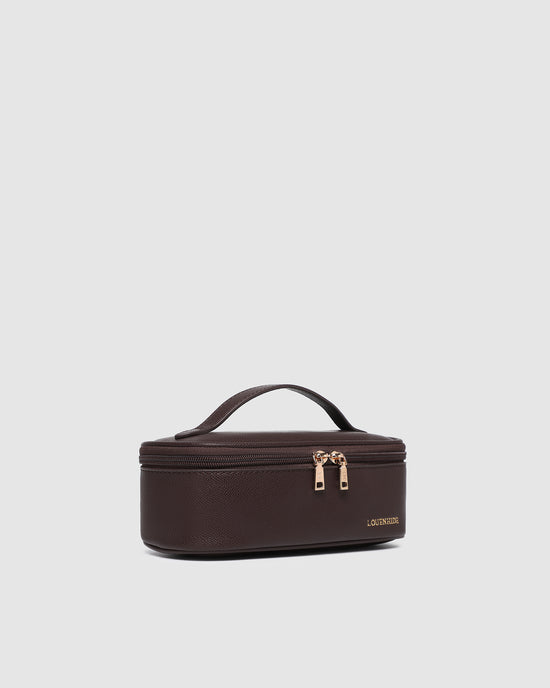 Fifi Cosmetic Case - Chocolate