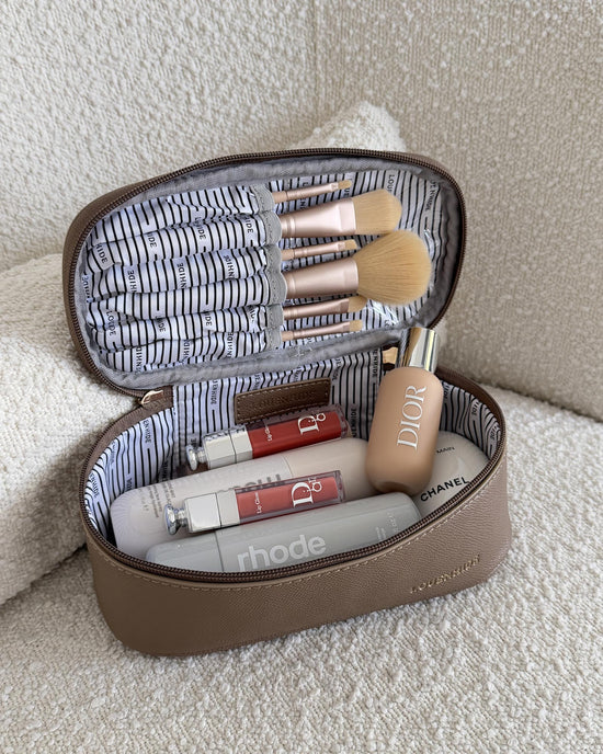 Fifi Cosmetic Case - Coffee