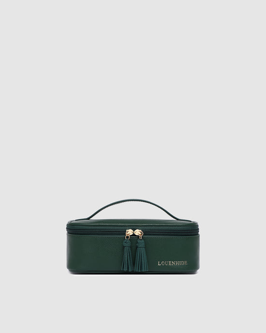 Fifi Cosmetic Case - Forest Green