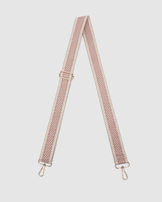 Kiki Webbing Bag Strap - Blush