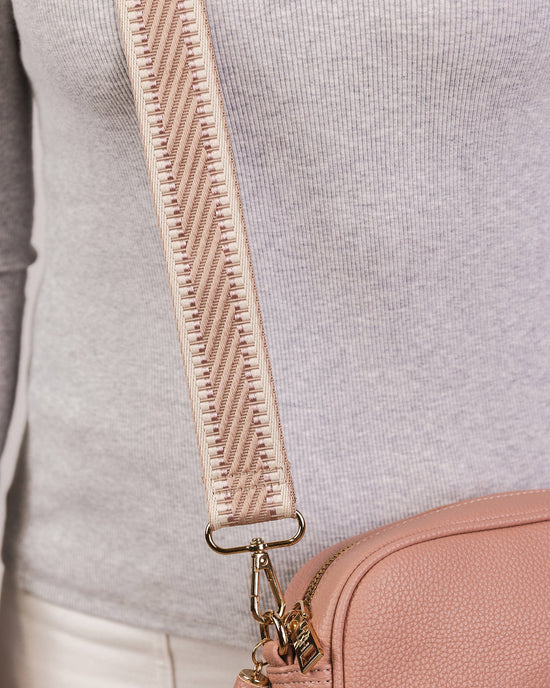 Kiki Webbing Bag Strap - Blush