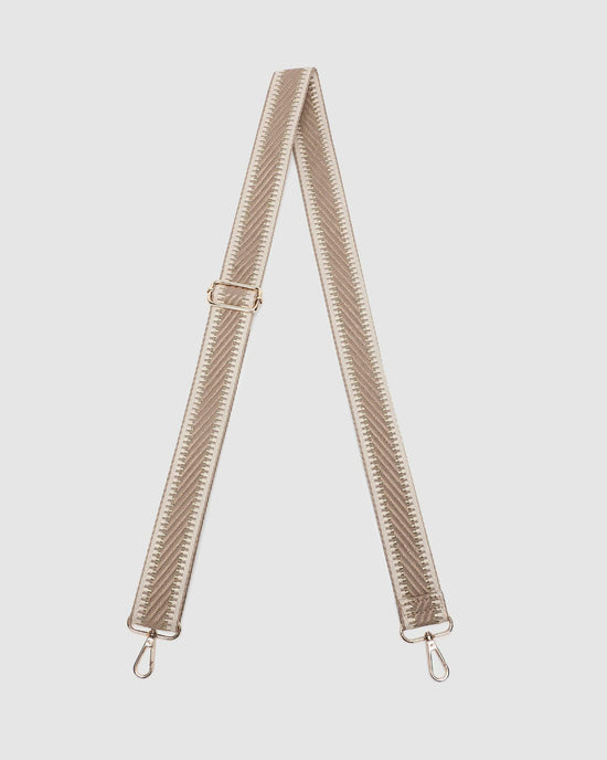 Kiki Webbing Bag Strap - Coffee