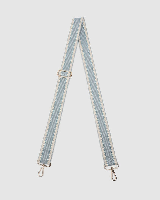 Kiki Webbing Bag Strap - Dusty Blue
