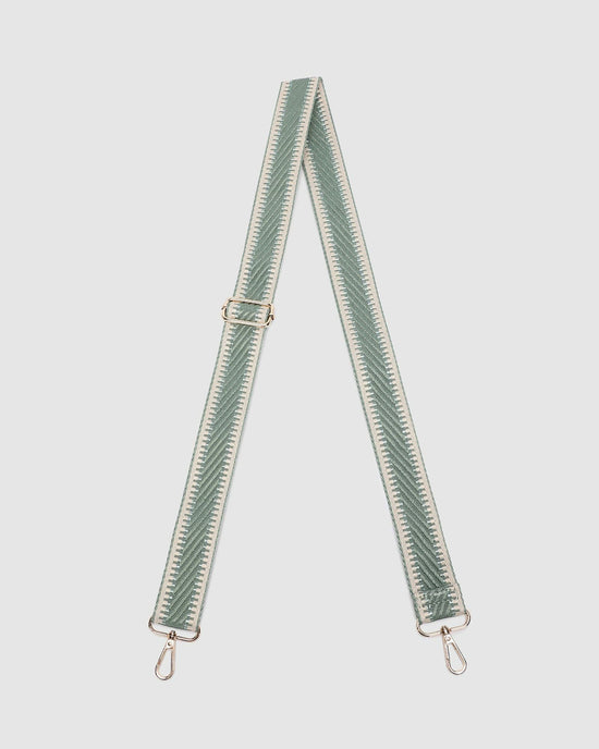 Kiki Webbing Bag Strap - Sage Green