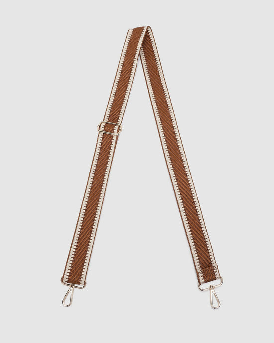 Kiki Webbing Bag Strap - Tan