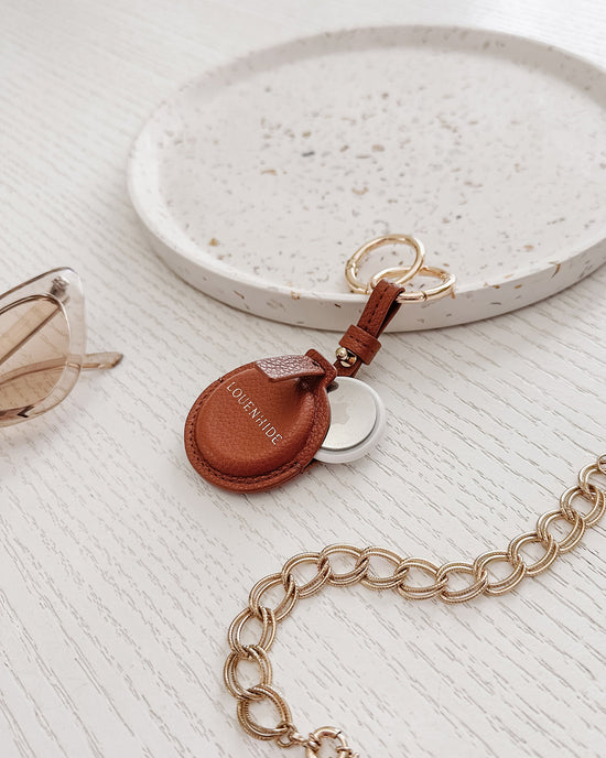 Opal Airtag Case - Tan