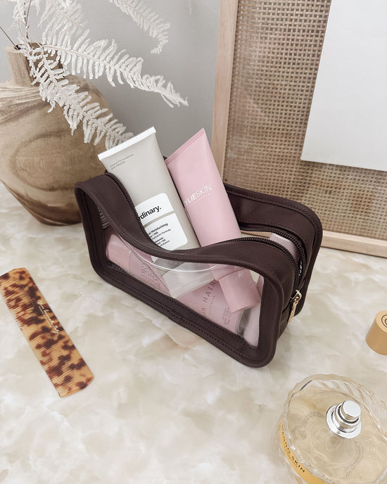 Fergie Cosmetic Bag - Chocolate