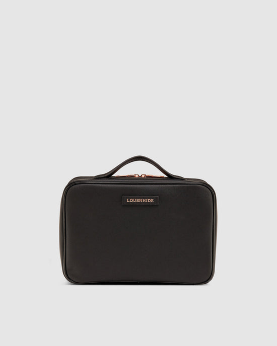 Georgie Cosmetic Case - Black