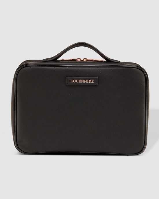 Georgie Cosmetic Case - Black