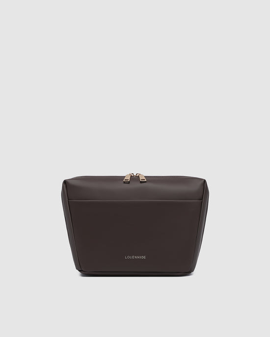 Vanessa Cosmetic Bag - Chocolate