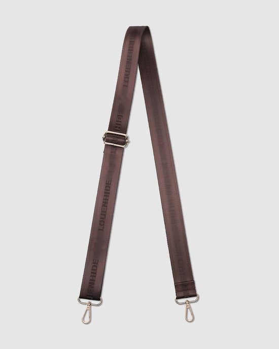 Logo Bag Strap - Choco
