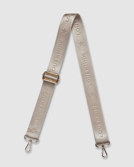 Logo Bag Strap - Natural