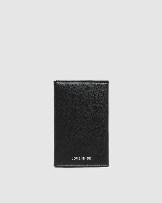 Venice Passport Holder - Black