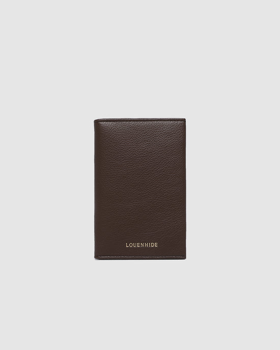 Venice Passport Holder - Chocolate