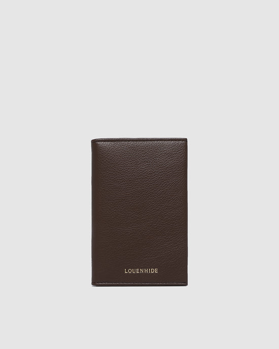 Venice Passport Holder - Chocolate
