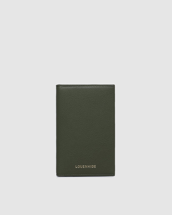 Venice Passport Holder - Olive