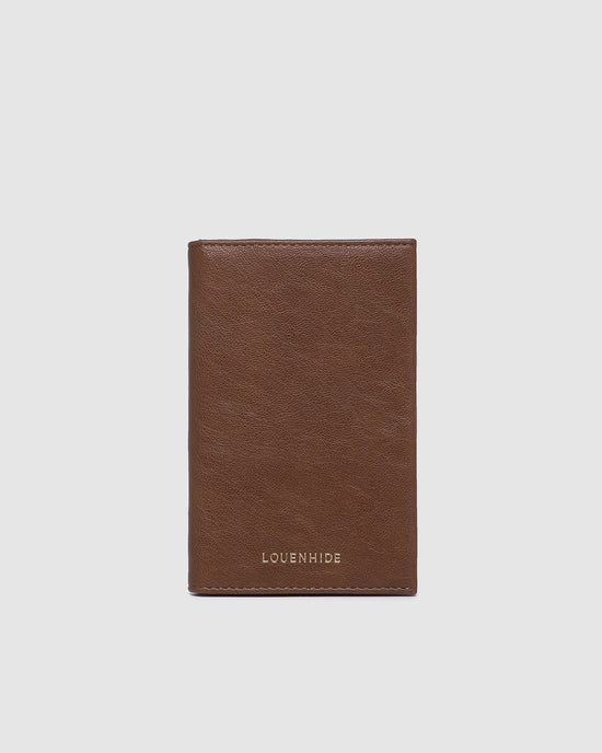 Venice Passport Holder - Saddle Cognac