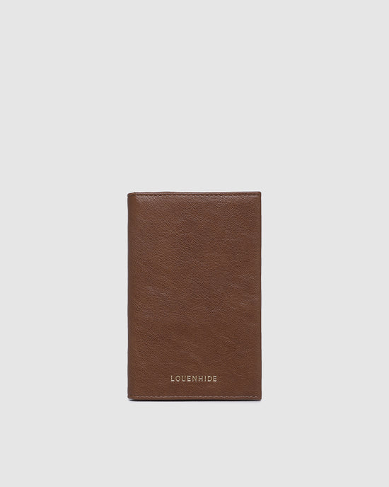 Venice Passport Holder - Saddle Cognac