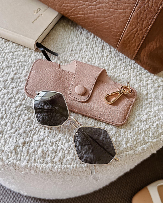 Skittle Sunglass Case - Blush