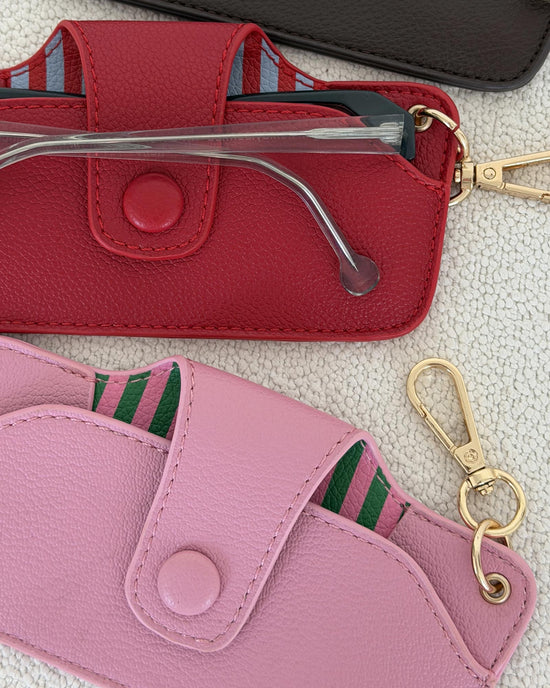 Skittle Sunglass Case - Green/Bubblegum Pink