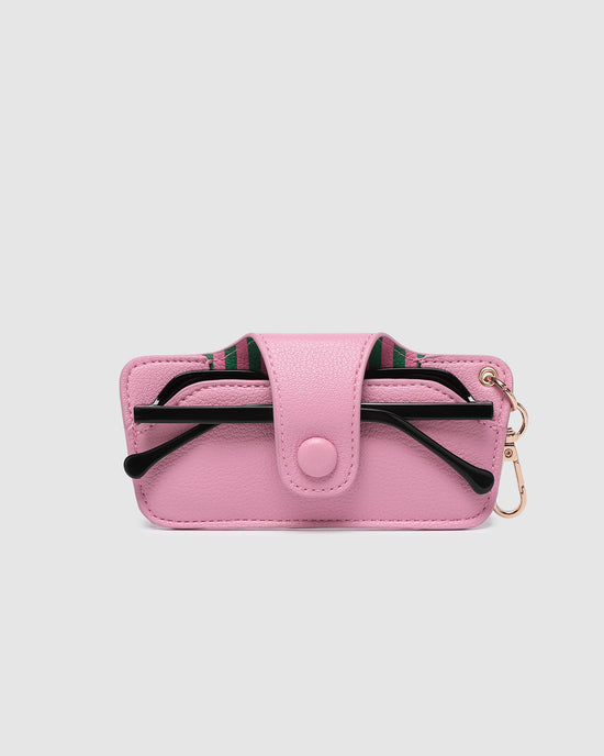 Skittle Sunglass Case - Green/Bubblegum Pink